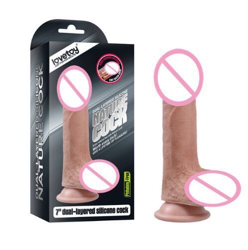 [TẶNG GEL]  DƯƠNG VẬT ĐÓNG LOVETOY SLIDING-SKIN KO RUNG 7 IN
