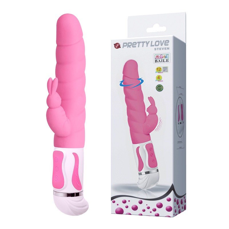 [Tặng Gel] Dương Vật Giả Rung Xoay PRETTYLOVE STEVEN